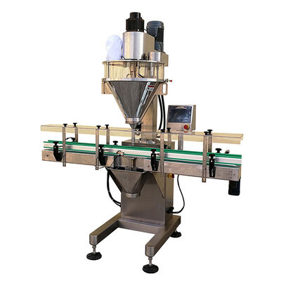 Harga yang pantas Mesin Pengisi Bubuk Auger Tepung Kopi Rempah Otomatis 40 Botol / Min on line