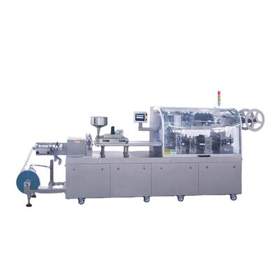 Harga yang pantas Kapsul Aluminium Pvc Blister Packing Machine 0.8MPa Motor Servo Otomatis on line
