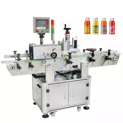 Harga yang pantas 10-250 PCS/Min Stepping Motor Driver Round Bottle Labeling Machine Auto untuk label yang halus, cepat dan akurat on line