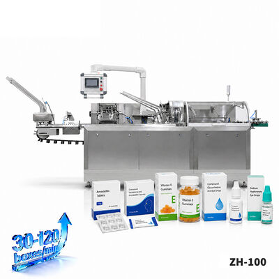 Harga yang pantas Full Automatic High Speed Vertical Carton Box Packing Food Soap Paper Boxed Cartoning Machine on line