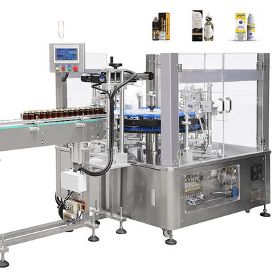 Harga yang pantas Liquid Foundation & Lotion Cartoning Machine Fully Automatic Box Carton Packing Machine with Instruction Manual Putting on line