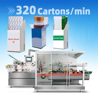 Harga yang pantas High Speed Automatic Cartoner Packaging Machine Capsule Tablet Cartoning Packing Machine for Blister Bottle Sachet Tube on line