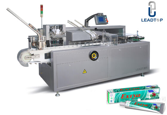 Harga yang pantas multi fungsi PLC Kontrol Otomatis Mesin Cartoning Otomatis Untuk Pasta Gigi on line