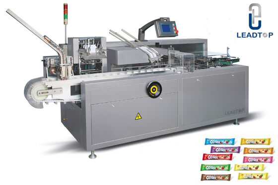 Harga yang pantas Tas Jenis Bantal Pengepakan Layar Sentuh Mesin Cartoning Otomatis on line