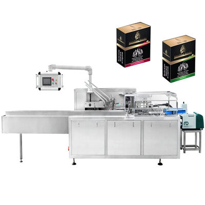 Harga yang pantas Mesin Kemasan Kotak Pasta Gigi Aromaterapi Cartoning 80box / Min on line