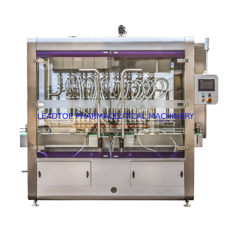 8 Kw Rotary Liquid Bottle Filling Machine 220/380V Power Supply CE/GMP/SGS/BV Sertifikasi