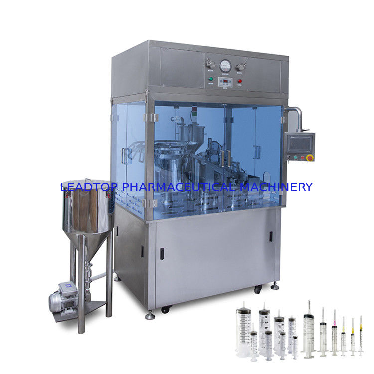 0.5-80ml Mesin Penuh Jarum suntik 6KW Konsumsi Daya Dengan 220V / 50Hz Pasokan Daya