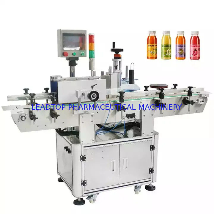 10-250 PCS/Min Stepping Motor Driver Round Bottle Labeling Machine Auto untuk label yang halus, cepat dan akurat