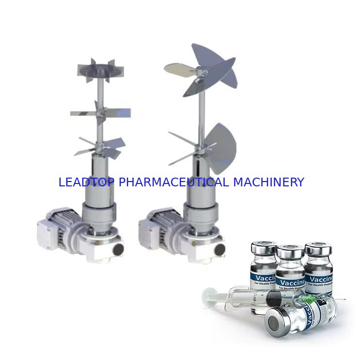 High Torque Magnetic Stirrer Untuk Media Ledakan ATEX Bersertifikat Dengan Hastelloy Blades Dan CIP-Siap Desain Saniter