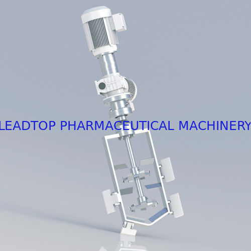 High Shear Low Speed Model 316L Stainless Steel Mechanical Stirrer Untuk Emulsifying Kosmetik Dalam Desain FDA GMP Selaras