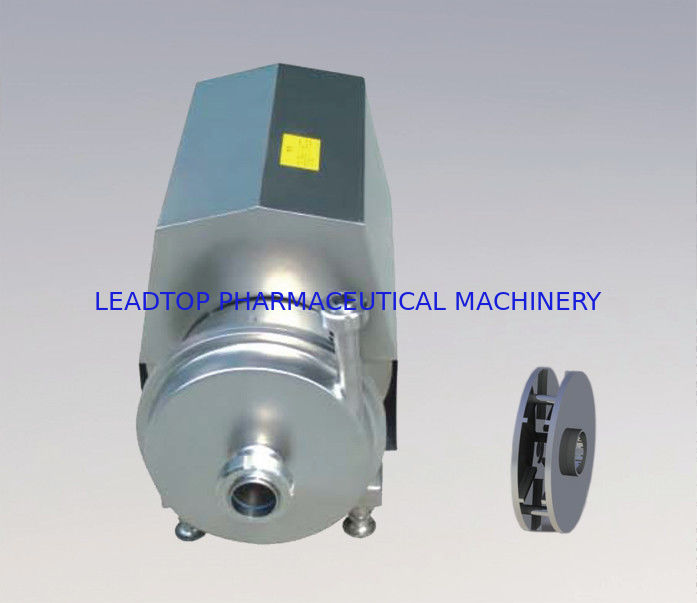 Baja tahan karat 316L sanitary flat Vane Pump CIP SIP Compatible Low Shear Design untuk industri farmasi makanan dan minuman
