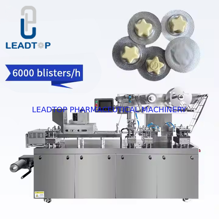 PLC Blister Packing Machine dengan 2 Kepala Pengelasan 30-60 pcs/min