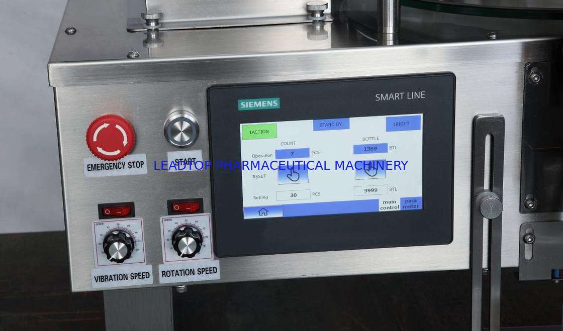 2-9999 Pcs/botol Rentang Pengisian Mesin Penghitung Tablet Kapsul Otomatis Hingga 15 Kapasitas untuk Industri Farmasi