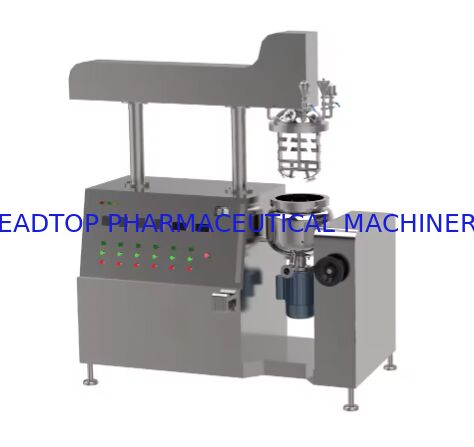 Jual Hot Kualitas Tinggi PLC Dikendalikan Vakum Ultrasonik Baja Ringan Kosmetik Wajah Krim Perawatan Kulit Emulsifier Mesin