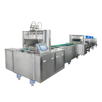 Harga yang pantas Mesin Pembuat Permen Starch Jelly 80KW Gummy Bear Manufacturing Equipment on line