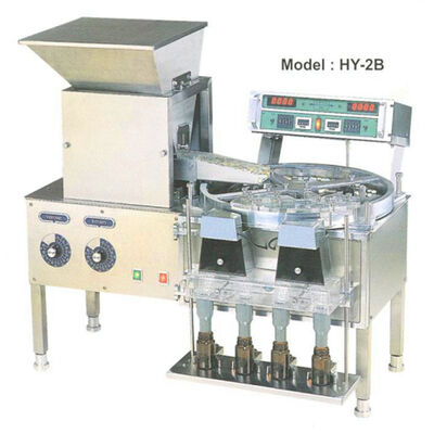 Harga yang pantas Mesin penghitung pil Ss Desktop Empat kepala mesin penghitung kapsul botol kecil on line