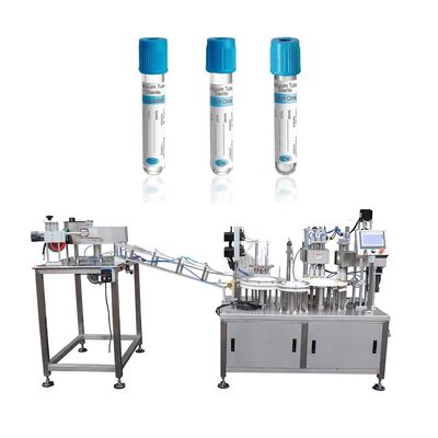 Harga yang pantas Clean Bench Automatic Round Tube Bottle Filling Labeling Machine Reagen Electric Vial on line