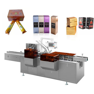 Harga yang pantas Blister Automatic Cartoning Packaging Machine Pouches Box 90 Pcs / Min on line