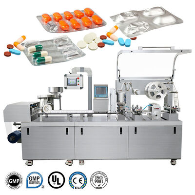 Harga yang pantas 10800 Plates/H Capsule Pill Blister Packing Machine Obat Farmasi Besar on line