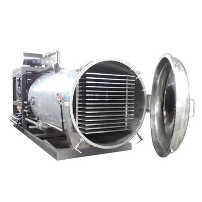 Harga yang pantas Mesin Pengering Makanan Beku Pengering Makanan Hewan / Pengering Beku Buah Kapasitas 200kgs Peralatan Pengeringan Beku Bubuk Susu on line