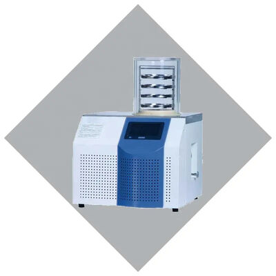 Harga yang pantas Peralatan Pengering Tabletop Freeze Dryer 220V Untuk Sampel Biomedis Laboratorium Makanan on line