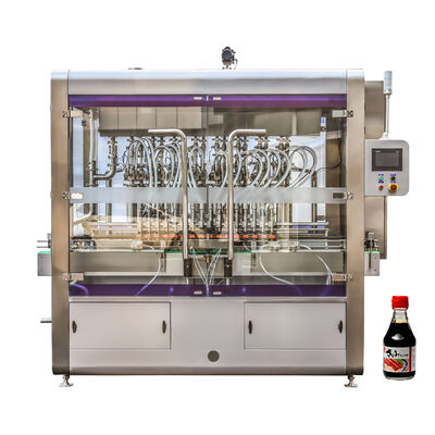 Harga yang pantas Kapasitas 6 Kw Mesin Pengisi Cairan 16 Nozzle Filler Botol Sertifikasi CE/GMP on line