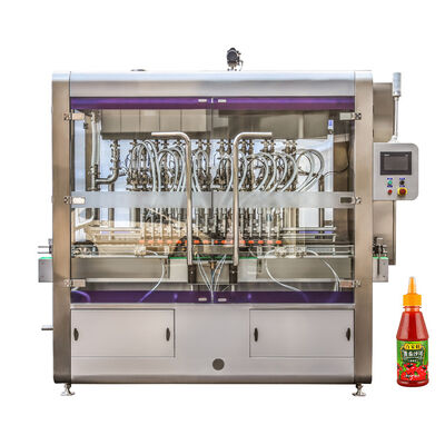 Harga yang pantas 700 Kg Berat Mesin Pengisian Botol Cairan Otomatis Berputar 6 Kw Konsumsi Daya Sertifikat CE on line