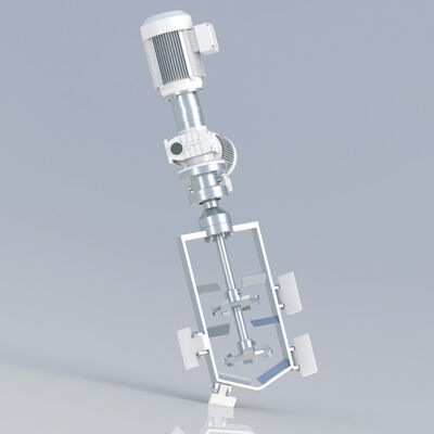 Harga yang pantas High Shear Low Speed Model 316L Stainless Steel Mechanical Stirrer Untuk Emulsifying Kosmetik Dalam Desain FDA GMP Selaras on line