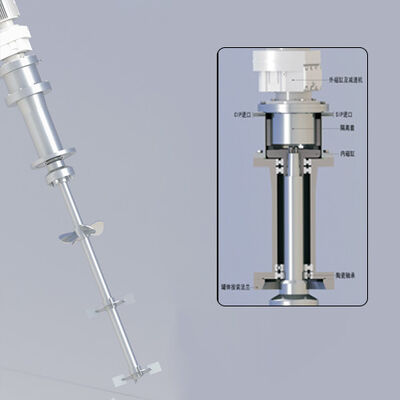 Harga yang pantas Top Magnetic Levitation Mixer Food Biopharma Chemical 316L SS FDA GMP Zero-Bearing Wear Corrosion-Proof on line