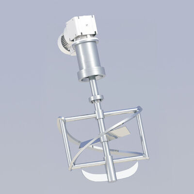 Harga yang pantas Agitator Mekanis Efisiensi Tinggi untuk Industri Pangan/Pharma/Kimia 316L Baja tahan korosi FDA GMP yang sesuai dengan model kecepatan rendah on line