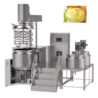 Harga yang pantas Jual Hot Kualitas Tinggi PLC Dikendalikan Vakum Ultrasonik Baja Ringan Kosmetik Wajah Krim Perawatan Kulit Emulsifier Mesin on line