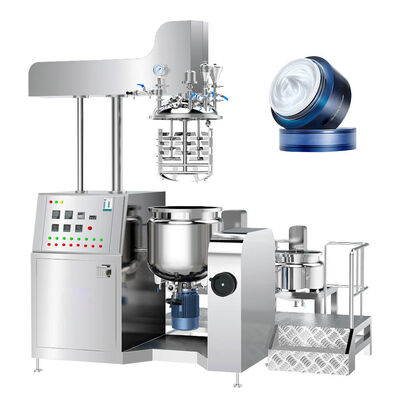Harga yang pantas Mesin Emulsifier Homogenizer Vakum Pengangkat Kualitas Terbaik untuk Pembuatan Losion Tubuh Kosmetik, Lipstik on line