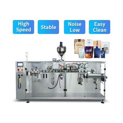 Harga yang pantas Fully Automatic High Speed Three Servo Food Beverage Chemical Pouch Filling Horizontal multifunctional packaging machine on line