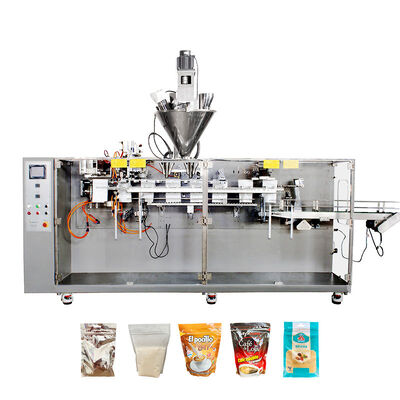 Harga yang pantas Food Grade Sea Salt Brown Sugar 1kg 2kg Pouch Filling Automatic Horizontal multifunctional packaging machine on line