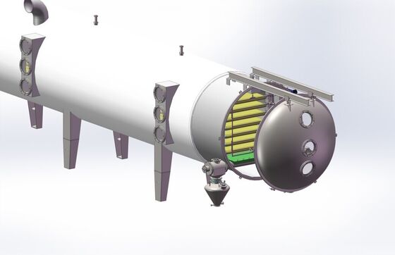 Harga yang pantas Pengering Sabuk Vakum Daya Tahan Tinggi Untuk Pengeringan Minyak Rami, Garansi 2 Tahun on line