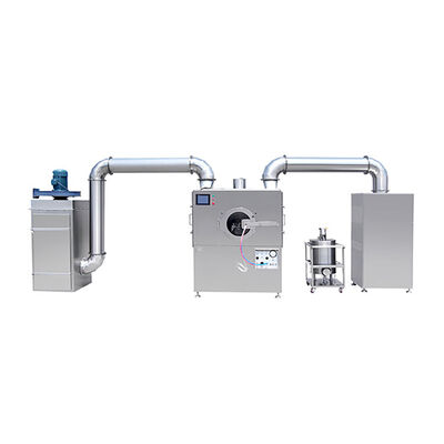 Harga yang pantas Efisiensi Tinggi Mesin Pelapis Film Tablet Otomatis Sistem Kontrol Plc on line