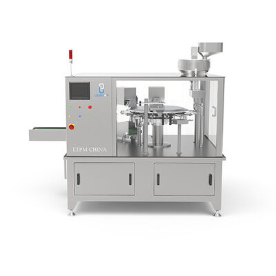 Harga yang pantas Flat Pouch Rotary 45 Pouches / Min Stand Up Pouch Packing Machine on line