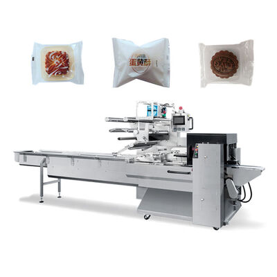 Harga yang pantas Tiga Servo Bakery 120pcs / Min 25mm Mesin Pengemasan Otomatis on line