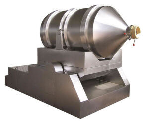 Harga yang pantas Rotating Cylinder Two Motions Chemical Powder Mixing Machine Untuk Bahan Granul on line