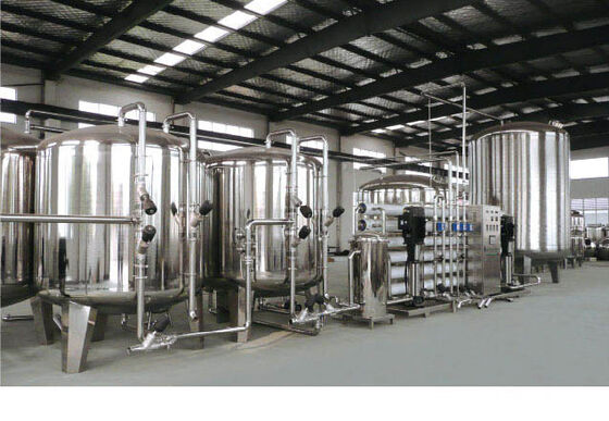 Harga yang pantas Sistem Pemurnian Air Komersial Reverse Osmosis Catu Daya 380V / 50HZ on line