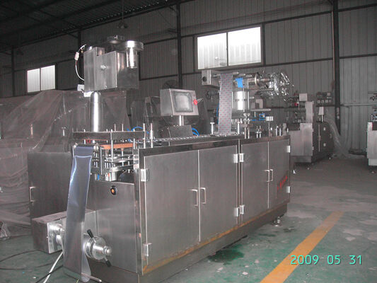 Harga yang pantas Flat Sealing Capsule Tablet Blister Packing Machine Stainless Steel 304 on line