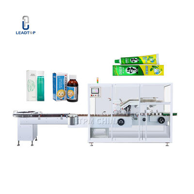 Harga yang pantas 130pcs / Min Horizontal Type Automatic Cartoning Machine Untuk Papan Obat on line